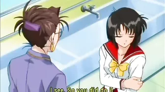 Hentai Teacher Dildoing Ass and Pussy in the Class - Watch now!