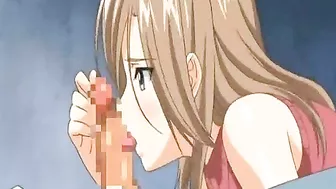 Busty Hentai Gets Licked Her Wet Pussy And Blowjob - Anime, Big Tits, Blowjob, Hentai, Licked, Porn, Wet Pussy.