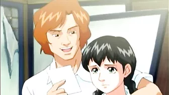 Hentai Coed with a Muzzle Gets Fucked by Bandits