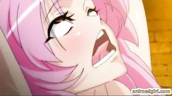 Chained Hentai - Toying Fucked by Big Boobs Anime