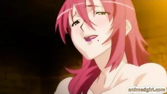 Chained Hentai - Toying Fucked by Big Boobs Anime