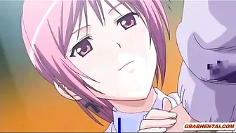 Busty Hentai Coed Hot Riding Cock