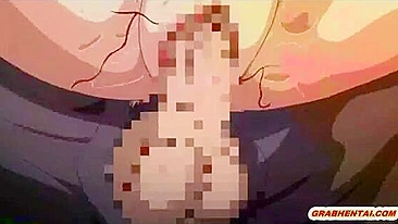 Busty Hentai Coed Hot Riding Cock