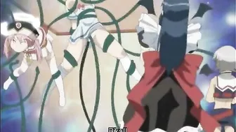 Coed's Big Boobs and Tight Cunt Get Fucked by a Tentacle Monster in Hot Anime Hentai