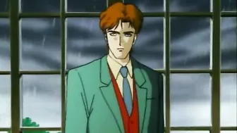 Chained hentai maid self-pleasures in front of her master, anime bondage Chained hentai maid self-pleasures in front of her master, anime bondage