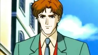 Chained hentai maid self-pleasures in front of her master, anime bondage