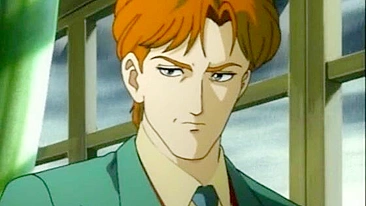 Chained hentai maid self-pleasures in front of her master, anime bondage