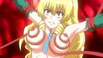 Blonde hentai caught and fucked by tentacles - Anime, Blonde, Hentai, Caught, Fucked, Tentacles