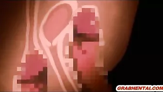 Blonde hentai caught and fucked by tentacles - Anime, Blonde, Hentai, Caught, Fucked, Tentacles