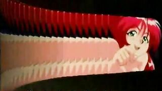 Hentai Porn Video - Bondage 69 Style Oral Sex and Cumshot
