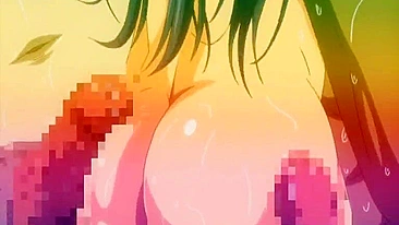 Coed Gets Gangbanged by Bandits in Wild Anime Orgy