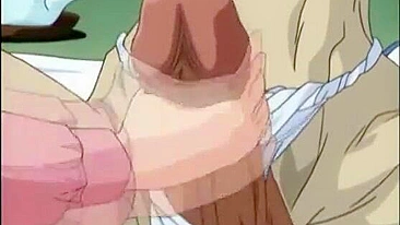 Japanese MILF's Big Tits Get Squeezed in Kinky Anime Hentai Video