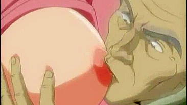 Japanese MILF's Big Tits Get Squeezed in Kinky Anime Hentai Video