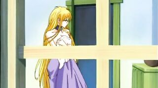 Hentai Slave Sucks Big Cock and Gets Hard Poked