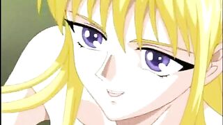 Hentai Slave Sucks Big Cock and Gets Hard Poked