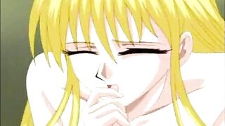 Hentai Slave Sucks Big Cock and Gets Hard Poked