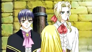 Hentai Slave Sucks Big Cock and Gets Hard Poked