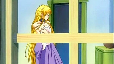 Hentai Slave Sucks Big Cock and Gets Hard Poked