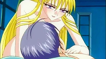 Hentai Slave Sucks Big Cock and Gets Hard Poked