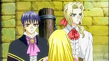 Hentai Slave Sucks Big Cock and Gets Hard Poked