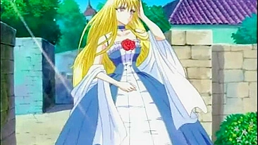 Hentai Slave Sucks Big Cock and Gets Hard Poked