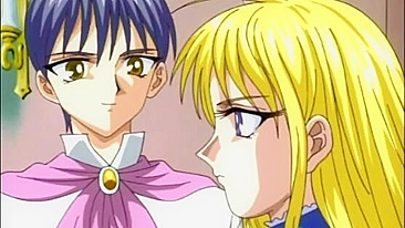 Hentai Slave Sucks Big Cock and Gets Hard Poked