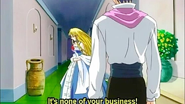 Hentai Slave Sucks Big Cock and Gets Hard Poked