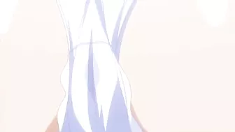 Busty Japanese Hentai Masturbates while Watching her Friend get Fucked