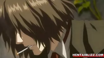 Busty hentai coed licked and wetpussy fucked, anime Busty hentai coed licked and wetpussy fucked, anime