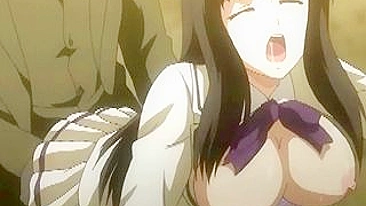 Busty hentai coed licked and wetpussy fucked, anime