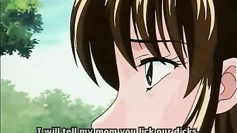 Gagging Hentai Bondage Video with Dildos, Gangbang in Anime