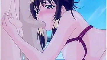 Gagging Hentai Bondage Video with Dildos, Gangbang in Anime