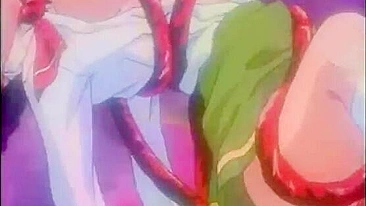 Hentai Schoolgirl Caught and Drilled - Anime Tentacles Porn
