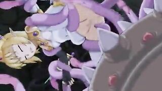 Elf Princess Gets Tentacle Drilling in Cute Hentai Porn