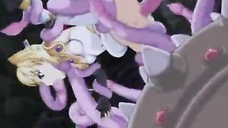 Elf Princess Gets Tentacle Drilling in Cute Hentai Porn