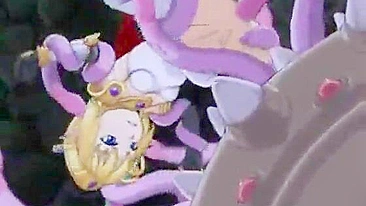 Elf Princess Gets Tentacle Drilling in Cute Hentai Porn