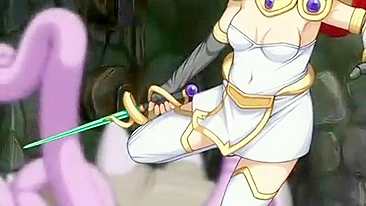 Elf Princess Gets Tentacle Drilling in Cute Hentai Porn