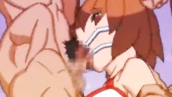 Bandit's Bondage and Gagging Hentai Gangbang