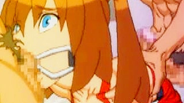 Bandit's Bondage and Gagging Hentai Gangbang