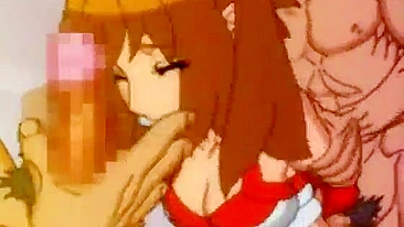 Bandit's Bondage and Gagging Hentai Gangbang