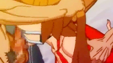 Bandit's Bondage and Gagging Hentai Gangbang