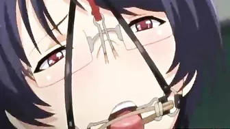 Chained Busty Hentai Gagging with Blindfold Hard Poking - Anime,  Chained Busty Hentai Gagging with Blindfold Hard Poking - Anime