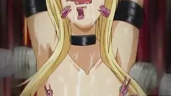 Chained Busty Hentai Gagging with Blindfold Hard Poking - Anime,  Chained Busty Hentai Gagging with Blindfold Hard Poking - Anime