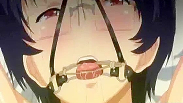 Chained Busty Hentai Gagging with Blindfold Hard Poking - Anime,  Chained Busty Hentai Gagging with Blindfold Hard Poking - Anime