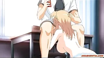 Bandit Gangbang of Rope-Bound Hentai Guy's Girl Friends