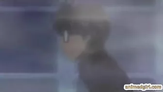 Shemale hentai bigboobs footjob and hard fucked in the swimming pool