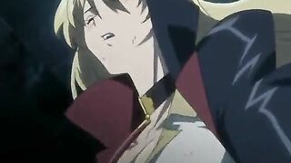 Chained Hentai Threesome Gets Squeezed Huge Boobs