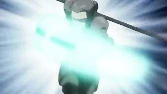 Chained Hentai Threesome Gets Squeezed Huge Boobs