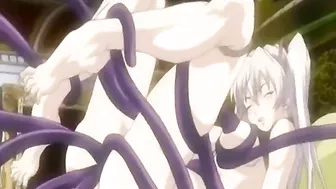 Double Penetration by Tentacles in Anime Hentai