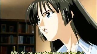 Mom hentai sucks cock and swallows cum, anime